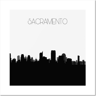 Sacramento Skyline Posters and Art